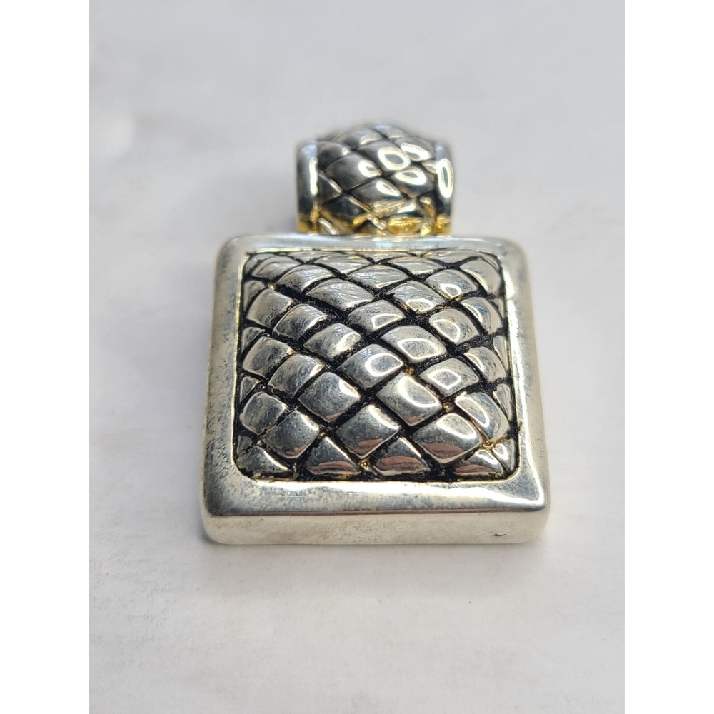 Vintage Silvertone  Pineapple-Style Pendant